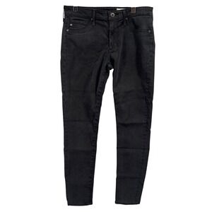 AG Adriano Goldschmied The Abbey Ankle Black Skinny Jeans Anthropologie LSS1788
